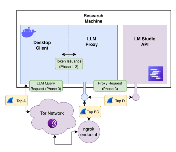 LLMTor privacy analysis visualization